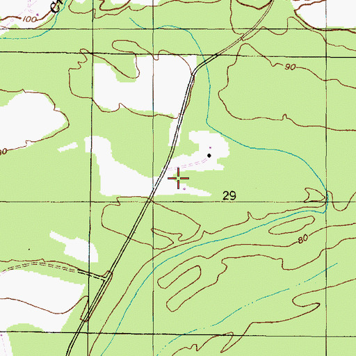 Topographic Map of The Fork, AL
