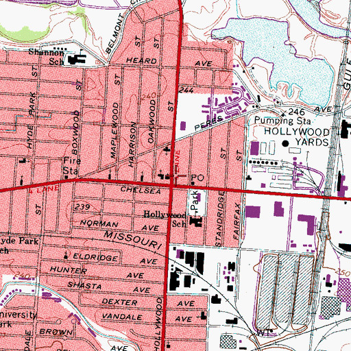 Topographic Map of Christian Fellowship Church, TN