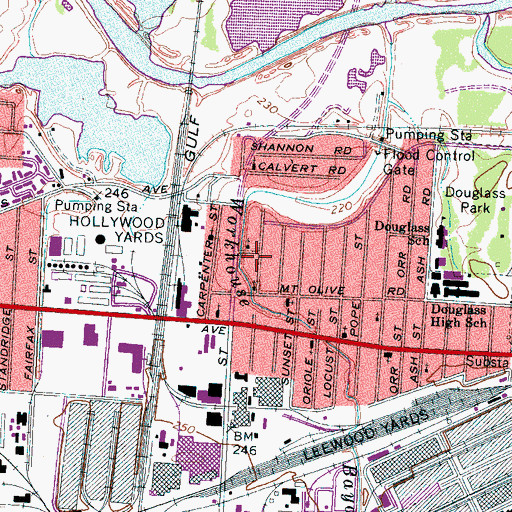 Topographic Map of El Bethel Missionary Baptist Church, TN