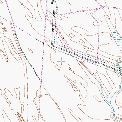 Topographic Map of Frank C Pidgeon Industrial Development, TN
