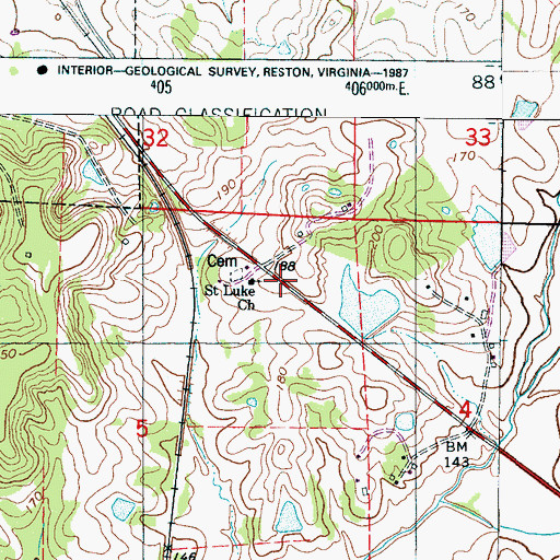 Topographic Map of Hawth Hill, AL