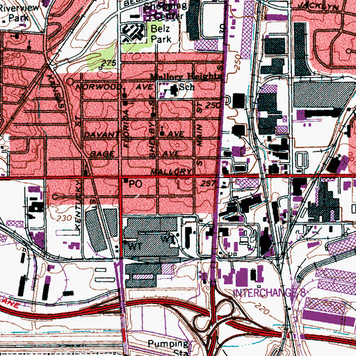 Topographic Map of House of Hope Missionary Baptist Church, TN