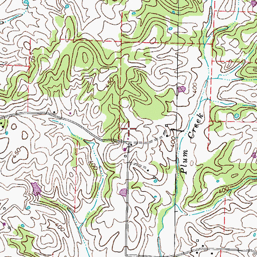 Topographic Map of District 3 (historical), TN