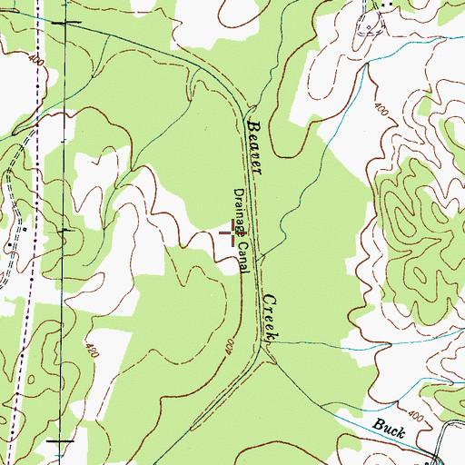 Topographic Map of District 11 (historical), TN