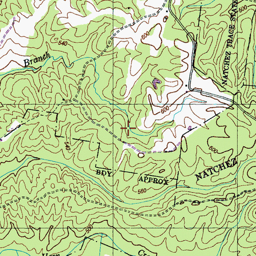 Topographic Map of District 14 (historical), TN