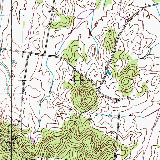 Topographic Map of District 23 (historical), TN