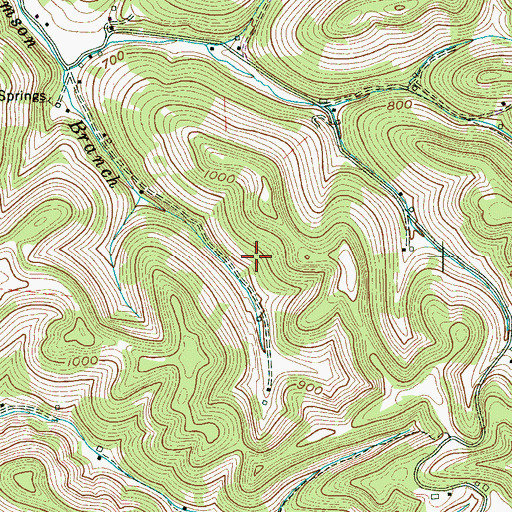 Topographic Map of District 3 (historical), TN