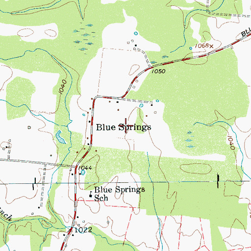 Topographic Map of District 5 (historical), TN