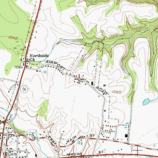 Topographic Map of District 9 (historical), TN