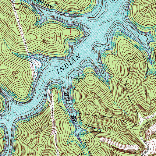 Topographic Map of District 10 (historical), TN