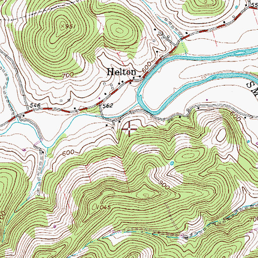 Topographic Map of District 11 (historical), TN