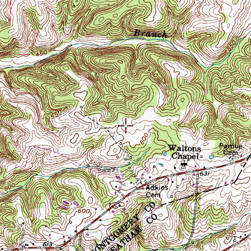 Topographic Map of District 14 (historical), TN