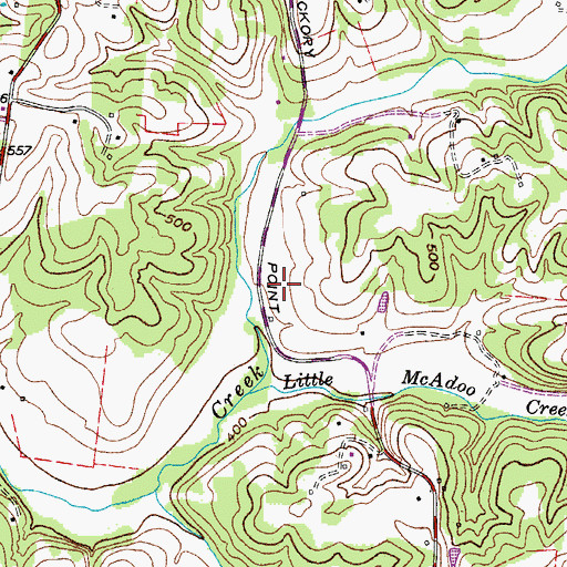 Topographic Map of District 15 (historical), TN