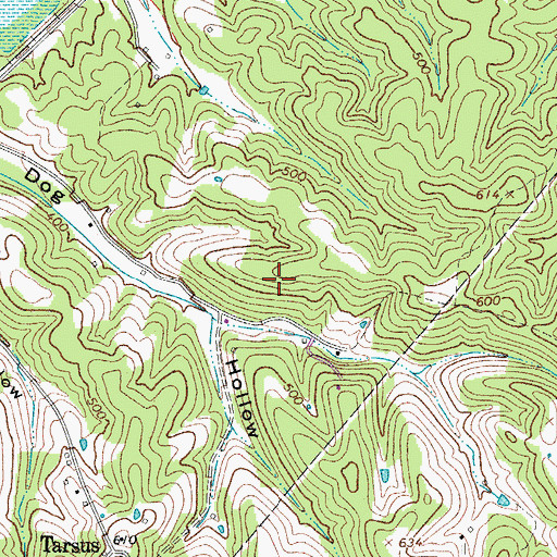Topographic Map of District 19 (historical), TN