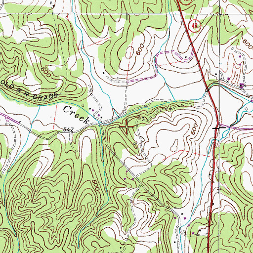 Topographic Map of District 22 (historical), TN