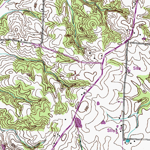 Topographic Map of Speight Cemetery, TN