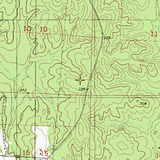 Topographic Map of Mayfield School (historical), AL