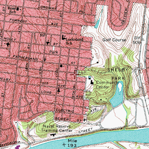 Topographic Map of Home Mission Holiness Church, TN