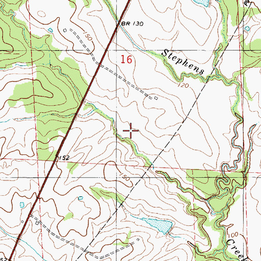 Topographic Map of The Prairie, AL
