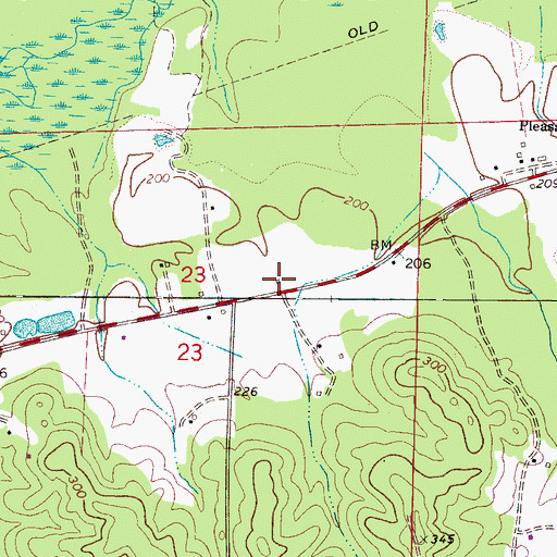 Topographic Map of Sipsey River Hunting Club, AL