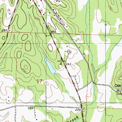 Topographic Map of South Union (historical), AL