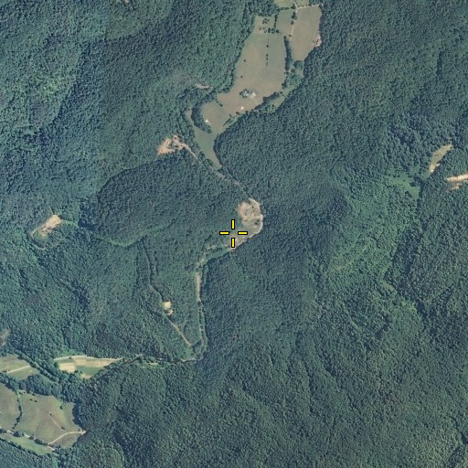Aerial/Satellite Image of Toby Branch, TN