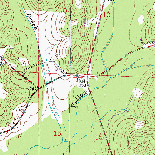 Topographic Map of Fairview School (historical), AL