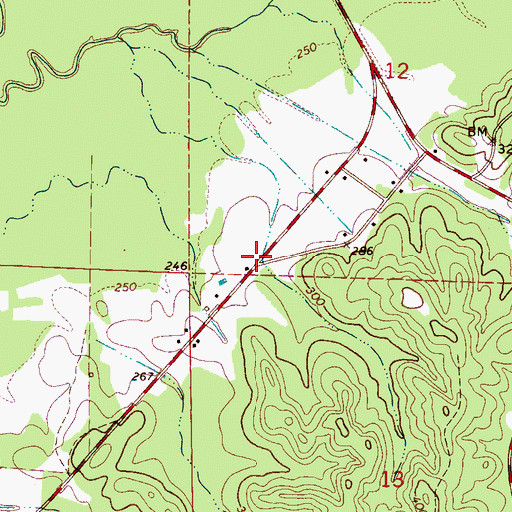 Topographic Map of Star, AL