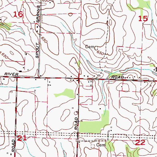 Topographic Map of Eagle Bar (historical), AL