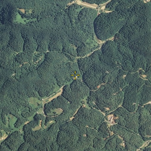 Aerial/Satellite Image of Middle Fork School, TN
