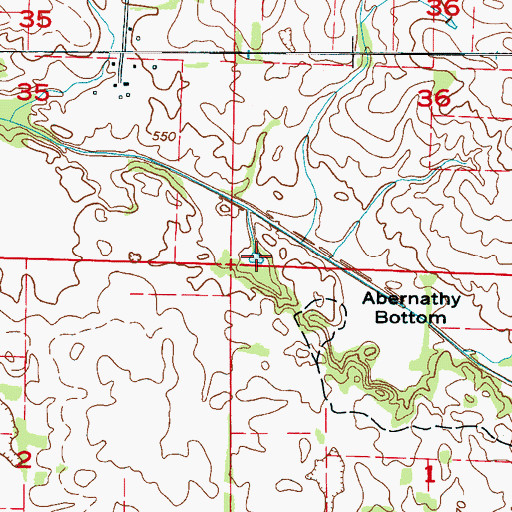 Topographic Map of Gnat Pond, AL