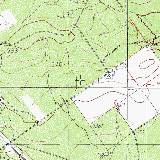 Topographic Map of Adolf Shilling, TX