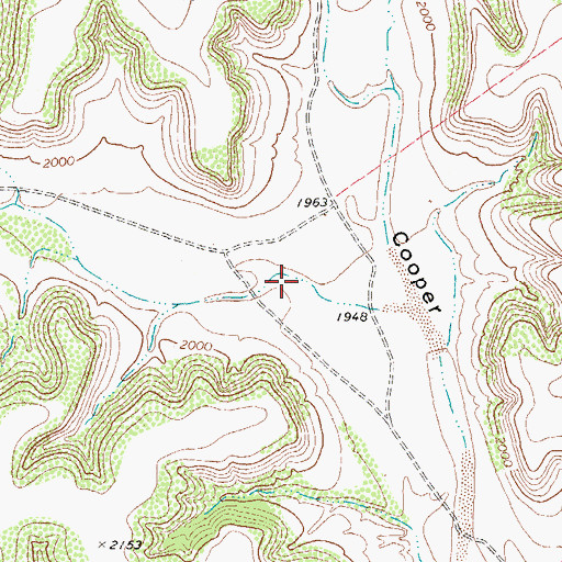 Topographic Map of Aermotor Draw, TX