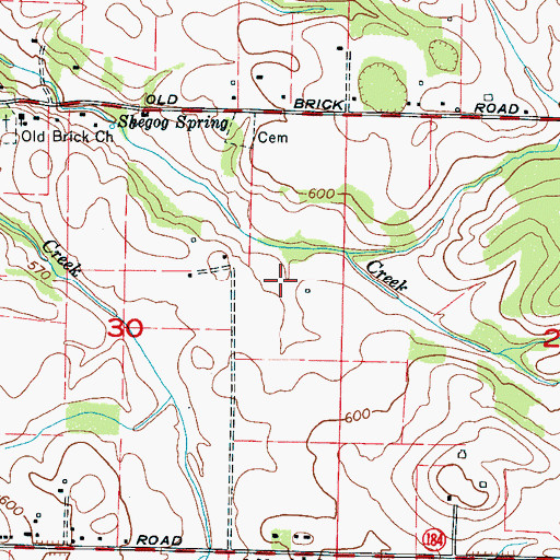 Topographic Map of Jarman House Plantation (historical), AL