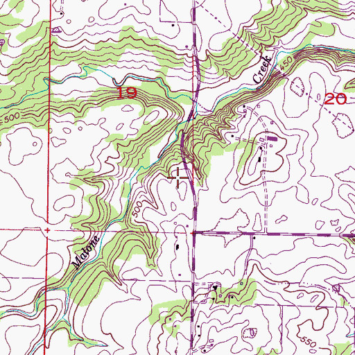 Topographic Map of Lyle Academy (historical), AL