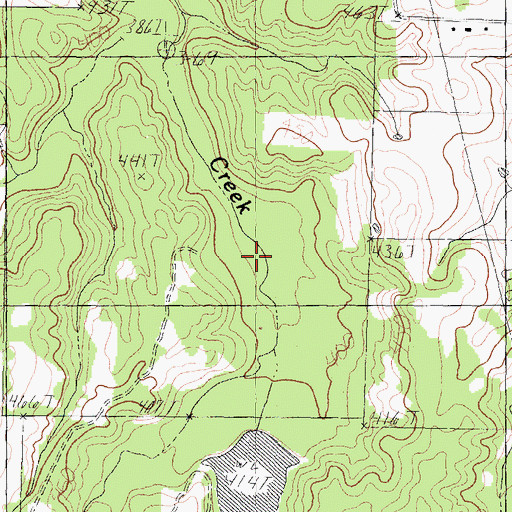 Topographic Map of Anderson Marsh, TX