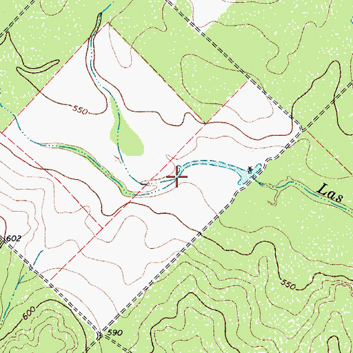 Topographic Map of Animas Creek North, TX
