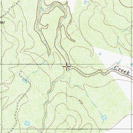 Topographic Map of Arroyo Palomas, TX