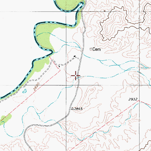 Topographic Map of Arroyo Panales, TX