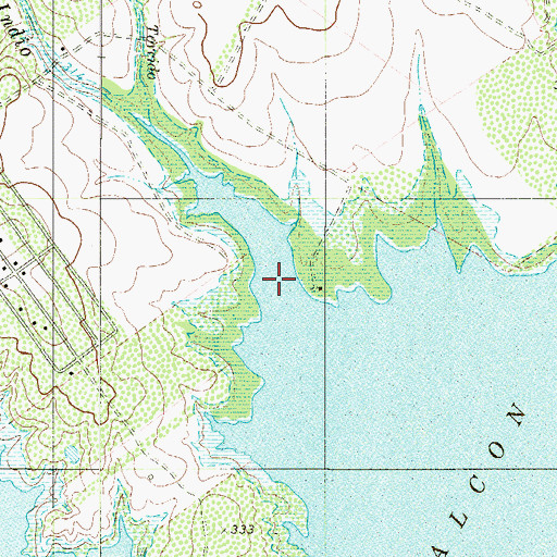 Topographic Map of Arroyo Torcido, TX