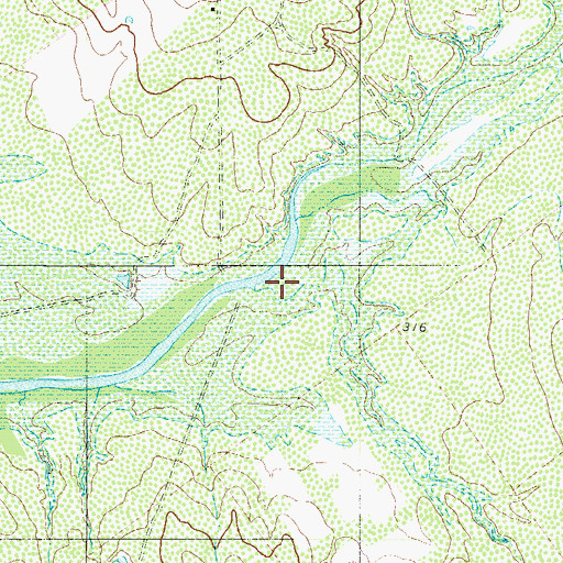 Topographic Map of Arroyo Varal, TX