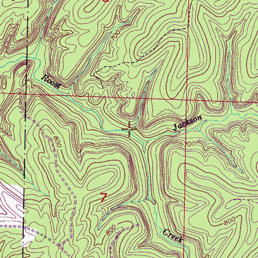 Topographic Map of The Narrows, AL