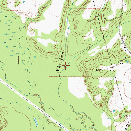 Topographic Map of Autry Branch, TX