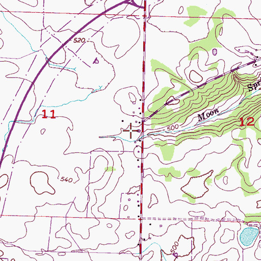 Topographic Map of Pike School (historical), AL