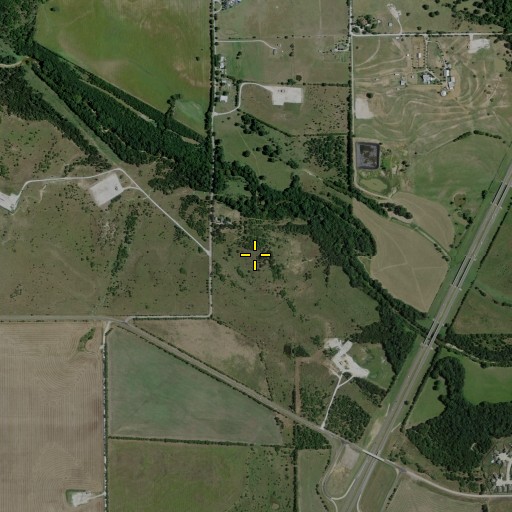 Aerial/Satellite Image of Bald Knob, TX