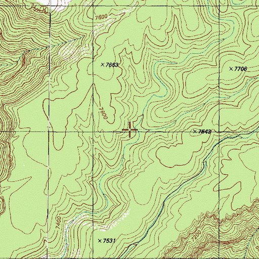 Topographic Map of Walla Valley, AZ