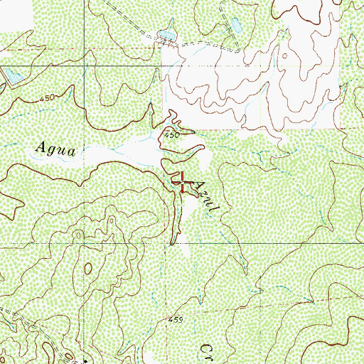 Topographic Map of Barrocito Creek, TX