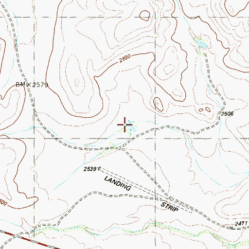 Topographic Map of Bee Cove Tank, TX