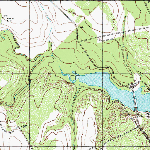 Topographic Map of Beldon Hollow, TX