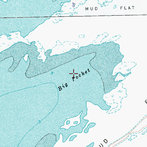 Topographic Map of Big Pocket, TX